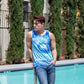 Blue Jerry Hand-Dyed Tank Top