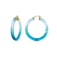Ombre Painted INSTYLE Lucite Hoop Earrings