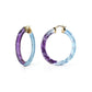 Ombre Painted INSTYLE Lucite Hoop Earrings
