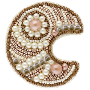 BP-179 Beadwork kit for creating brooch Crystal Art Set of pictures Gingerbread