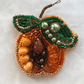 BP-233C Beadwork kit for creating brooch Crystal Art "Apricot"