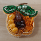 BP-233C Beadwork kit for creating brooch Crystal Art "Apricot"