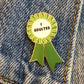 Green I ADULTED Award Ribbon Enamel Pin