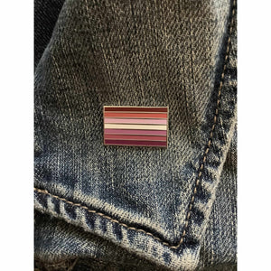 Lesbian Pride Flag Enamel Pin