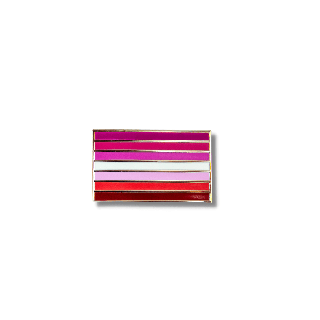 Lesbian Pride Flag Enamel Pin