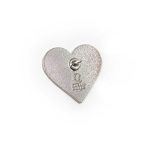 LGBTQ Rainbow Pride Flag Heart Enamel Pin