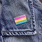 Pansexual Flag Enamel Pin - 1.25-inch wide