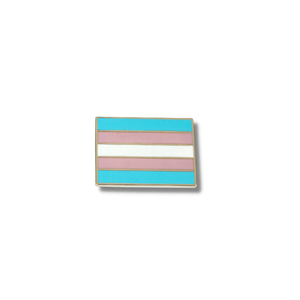 Transgender Pride Flag Enamel Pin – 1-Inch