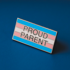 Transgender Proud Parent Flag Enamel Pin | Hard Enamel, Ready to Ship