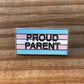 Transgender Proud Parent Flag Enamel Pin | Hard Enamel, Ready to Ship