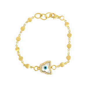 Butterfly Eye Chain Bracelet