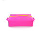 Luxe Frosted Jelly Boxy Pouch | dragon fruit