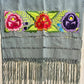 Embroidered Silk Handmade Mexican Shawls Rebosos Bordados en Ceda
