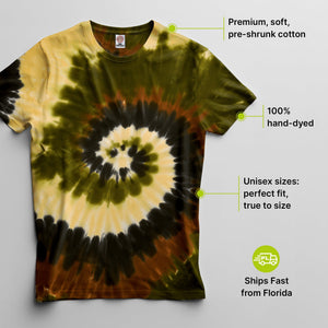 Camo Swirl Premium Hand-Dyed Comfort Shirt