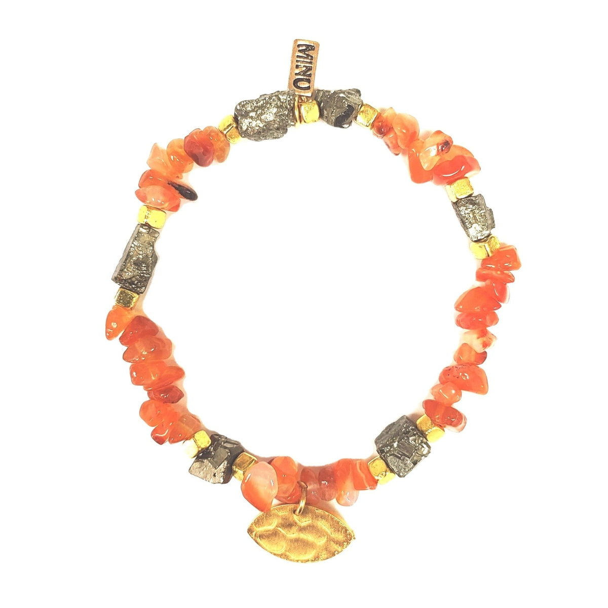Carnelian Chip Bracelet