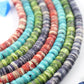 Handmade Rondelle Spacer Bone Beads, 8x4mm, 45 Pieces