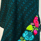 Embroidered Handmade Mexican Shawl Reboso Bordado Mexicano
