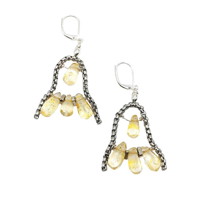 Citrine Chandelier Earrings