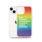 'Kindness Is' Pride iPhone Case