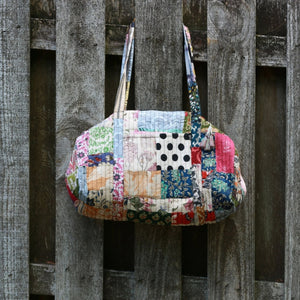 Patchwork Quilted Duffle Bag