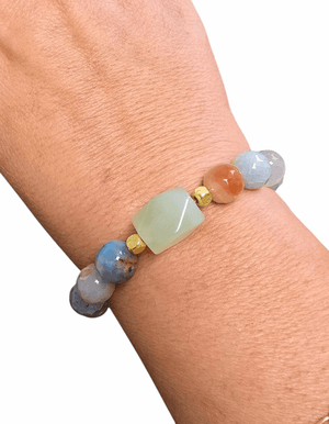 Color Mix Agate Bracelet