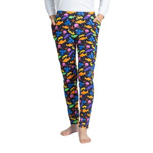 Colorful Sea Kids Leggings with Pockets