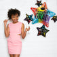 Congrats Grad Rainbow Star Balloon – 35" Mylar | Ellie’s Party Supply