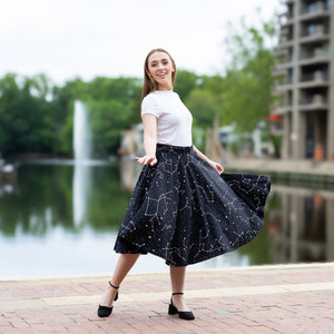 Constellations Glow-in-the-dark Twirl Skirt