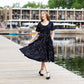 Constellations Glow-in-the-dark Twirl Dress with Pockets
