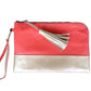 Coral Champagne Clutch