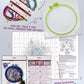 Cross-stitch kit Neon glitter AHM-054