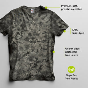 Crystal Black Premium Hand-Dyed Comfort Shirt