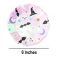 Iridescent Halloween Icon Plates