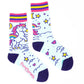 Cute vs Evil Unicorns Crew Sock Pack | 2 Designs