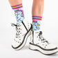Cute Unicorn Crew Socks