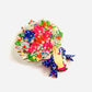 Bouquet of Flowers Brooch by Rosie Rose Parker