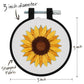 Stamped Embroidery Kit Golden Sunflower Kit