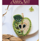 Green Apple Bead Embroidery Decoration Kit by Abris Art AD-030