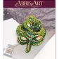 Monster Leaf Bead Embroidery Decoration Kit by Abris Art AD-063