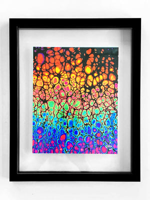 Bespattered Facade 8" x 10" Neon Art Giclee Print #5