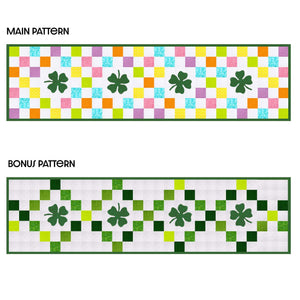 Shamrocks Table Runner Pattern