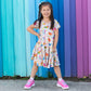 "Hypothesaurus Rex" Dinosaur Scientists Super Twirler Dress with Pockets