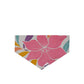 Pet Collar Scarf - Jams Dwarfana Natural & Dragon Fly Orange