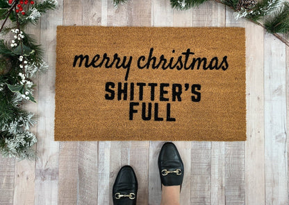 Merry Christmas Shitter's Full Doormat