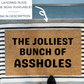 Jolliest Bunch of Assholes Funny Christmas Doormat