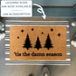 'tis the damn season Christmas Doormat