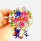 Bouquet of Flowers Brooch by Rosie Rose Parker