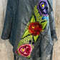 Embroidered Silk Handmade Mexican Shawls Rebosos Bordados en Ceda