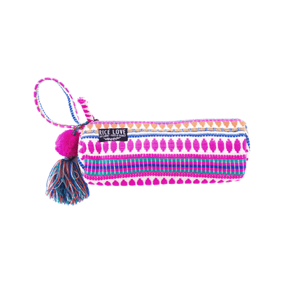 Embroidered Zipper Pouch - Arya