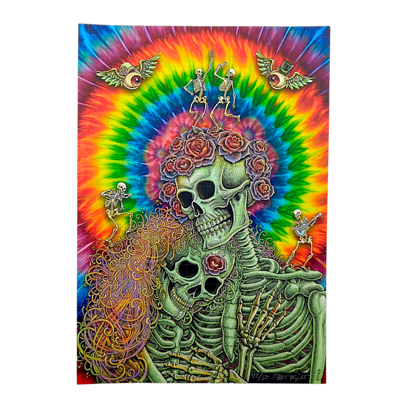 Emek "They Loved Each Other (Rainbow)" Blotter Print